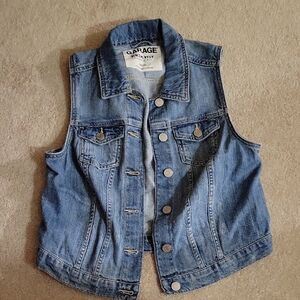 Garage Light Blue Denim Vest